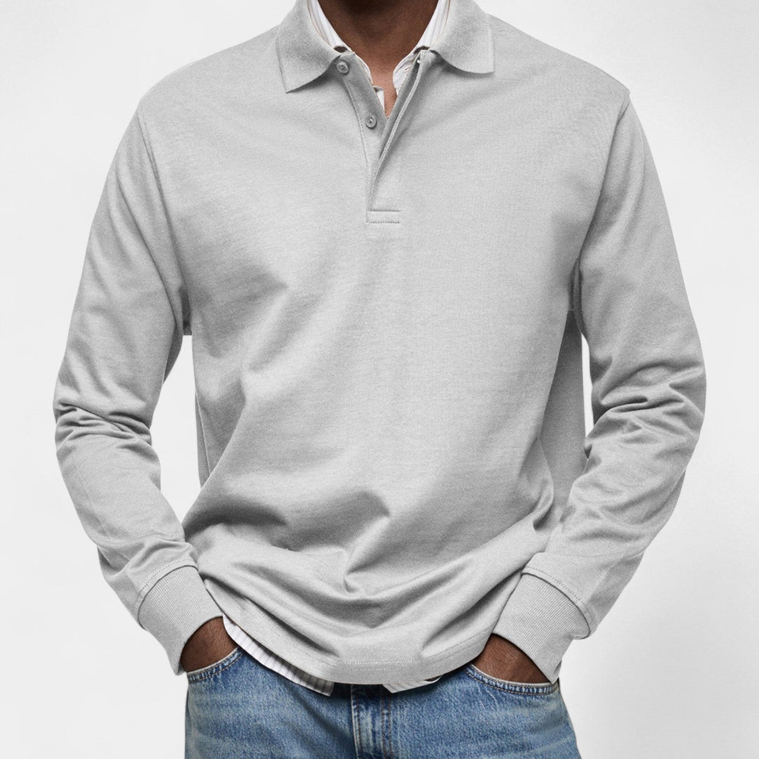 Tomáš – Elegantní penské polo s dlouhým rukávem